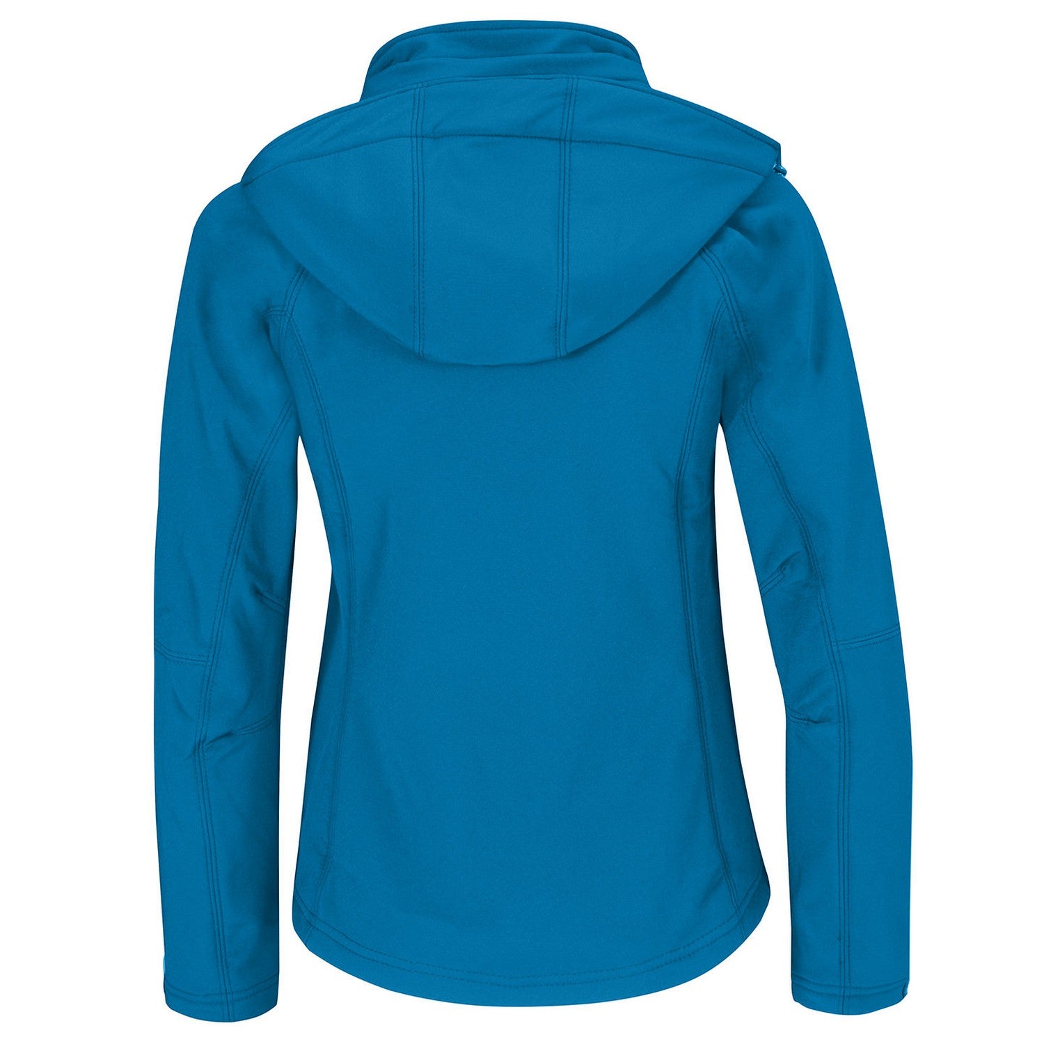 Azure - Back - B&C Womens-Ladies Hooded Soft Shell Jacket