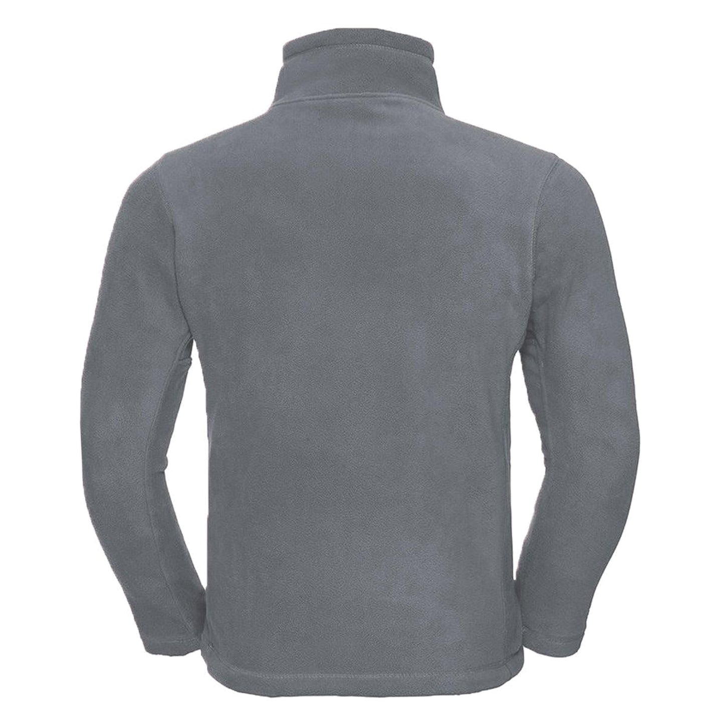 Convoy Grey - Back - Russell Mens Quarter Zip Fleece Top
