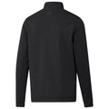 Black - Back - Adidas Mens Quarter Zip Sweatshirt