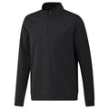 Black - Side - Adidas Mens Quarter Zip Sweatshirt