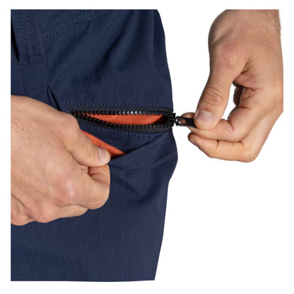 Dark Navy - Back - Craghoppers Mens Bedale Cargo Trousers