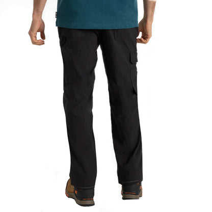 Black - Side - Craghoppers Mens Bedale Cargo Trousers