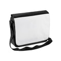 Black - Front - Bagbase Sublimation Messenger Bag