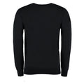 Black - Back - Kustom Kit Mens Arundel V Neck Long-Sleeved Jumper