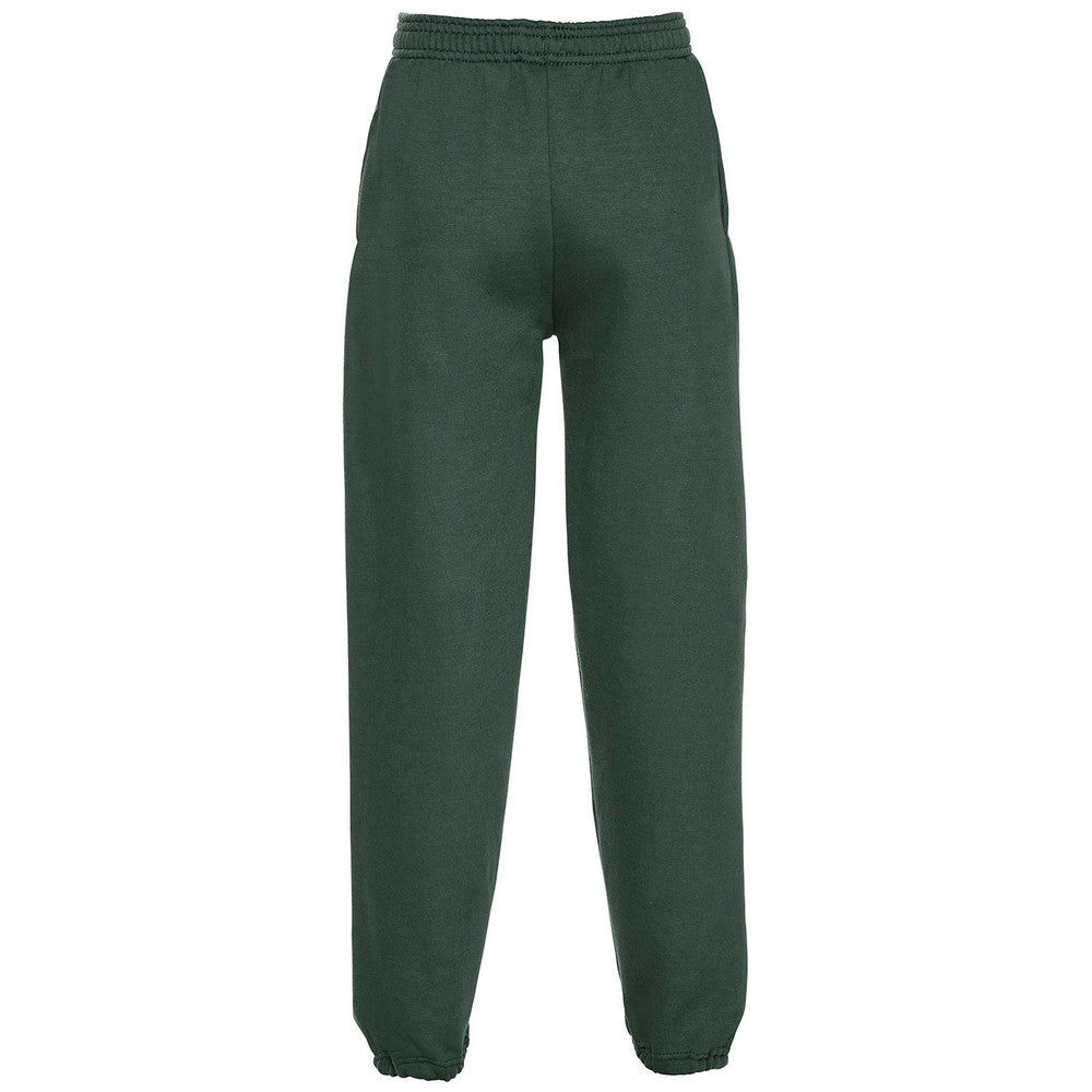 Bottle Green - Back - Jerzees Schoolgear Childrens-Kids Jogging Bottoms