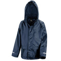 Navy - Front - Result Core Childrens-Kids Core Raincoat