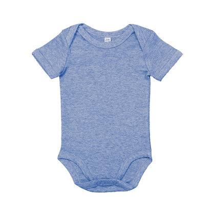 Heather Blue - Front - Babybugz Baby Bodysuit