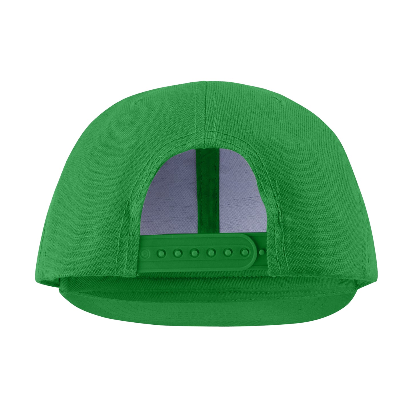 Emerald - Back - Result Headwear Bronx Original Flat Peak Snapback Cap
