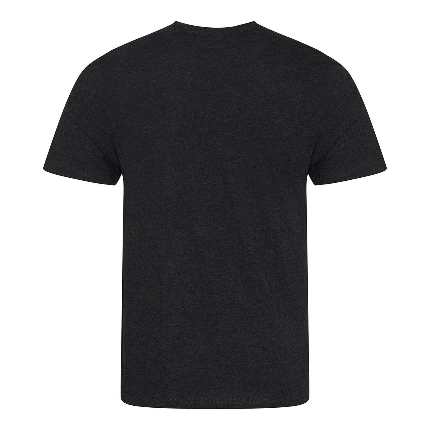 Black - Back - Awdis Mens Just Ts Heather Triblend T-Shirt