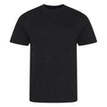 Black - Front - Awdis Mens Just Ts Heather Triblend T-Shirt