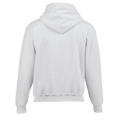 White - Back - Gildan Childrens-Kids Plain Heavy Blend Hoodie