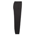 Black - Side - Fruit of the Loom Childrens-Kids Classic Elasticated Cuff Jogging Bottoms