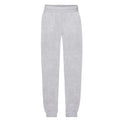 Heather Grey - Front - Fruit of the Loom Childrens-Kids Classic Elasticated Cuff Jogging Bottoms