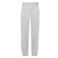 Heather Grey - Back - Fruit of the Loom Childrens-Kids Classic Elasticated Cuff Jogging Bottoms