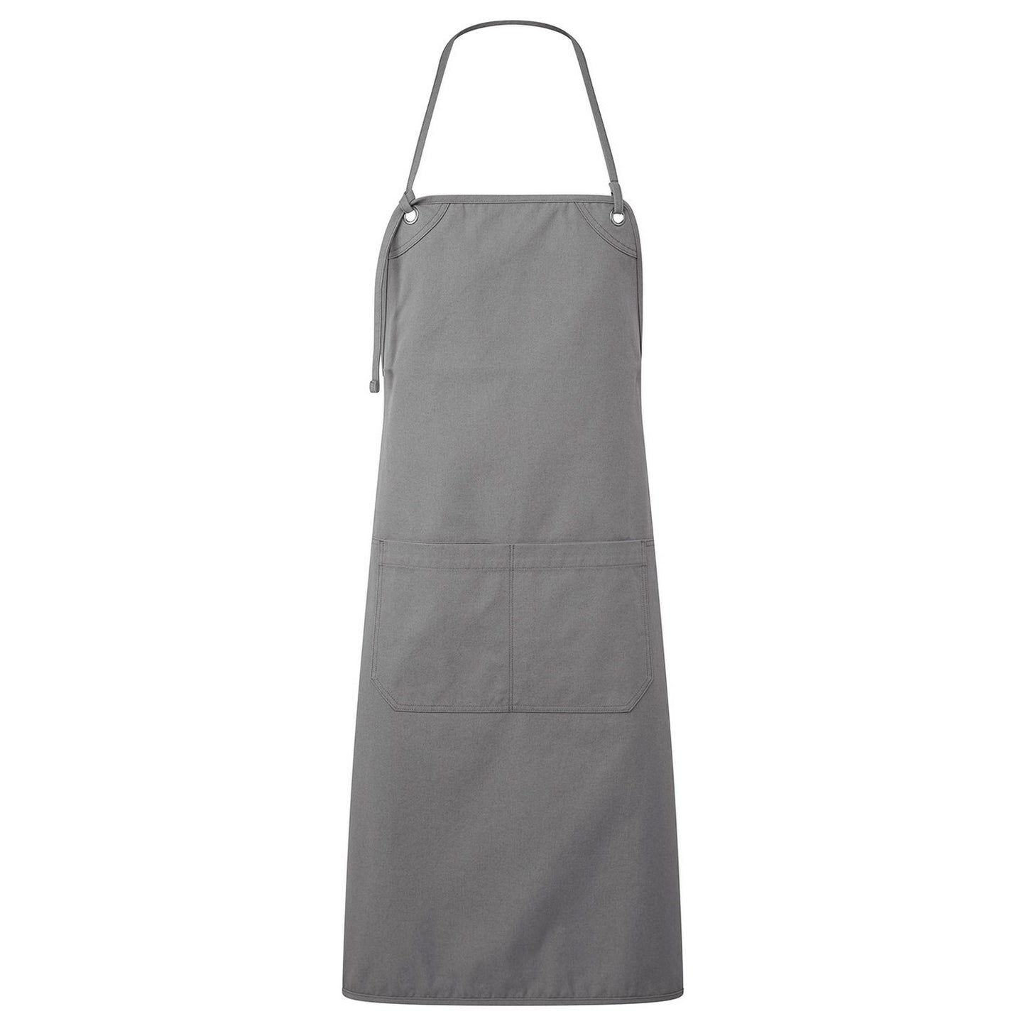 Dark Grey - Front - Premier Unisex Adult Artisan´s Choice Canvas Double Pocket Apron