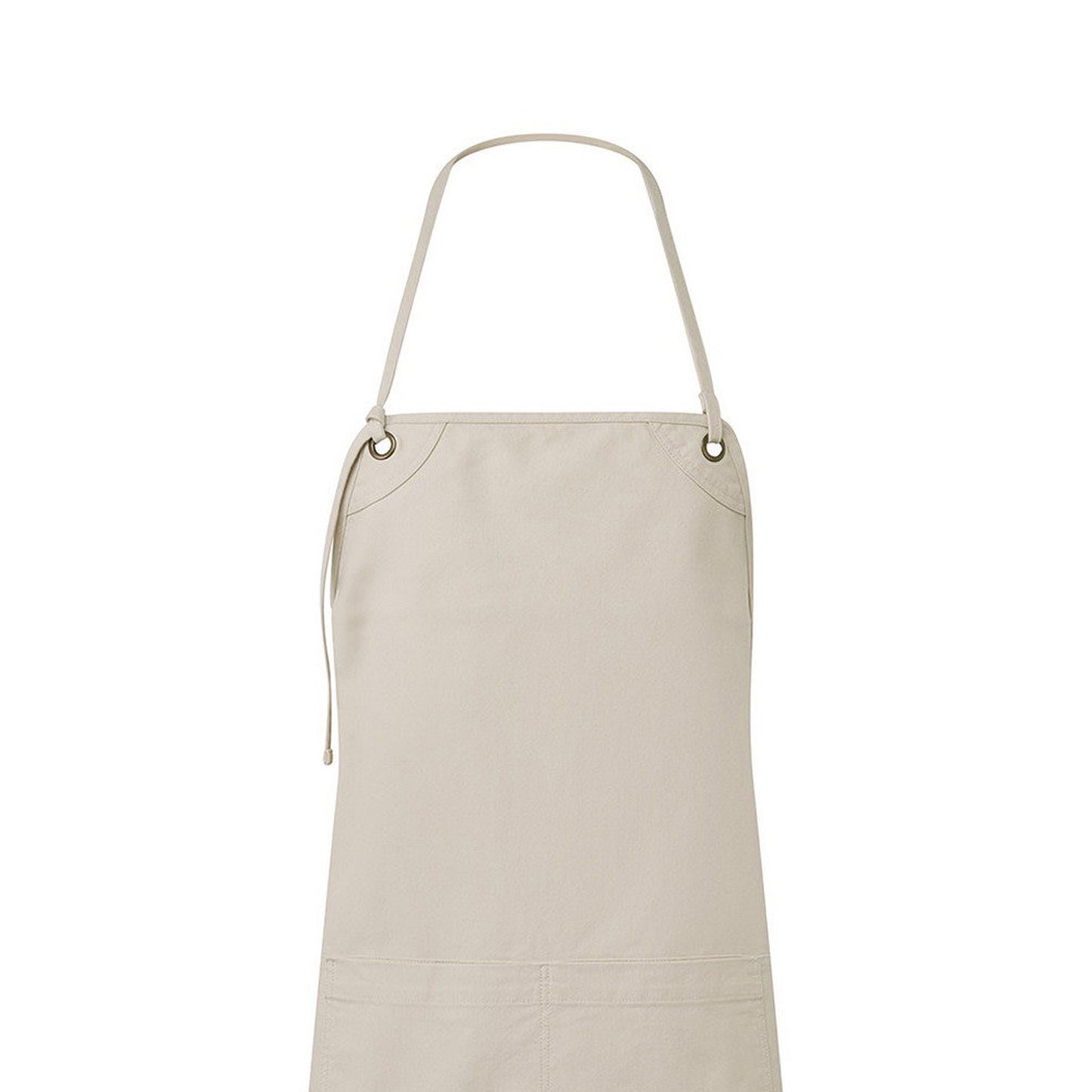 Natural - Back - Premier Unisex Adult Artisan´s Choice Canvas Double Pocket Apron
