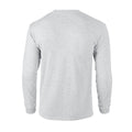 Ash - Back - Gildan Unisex Adult Plain Ultra Cotton Long-Sleeved T-Shirt