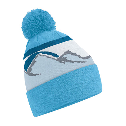 Glacier - Back - Beechfield Mountain Pom Pom Beanie