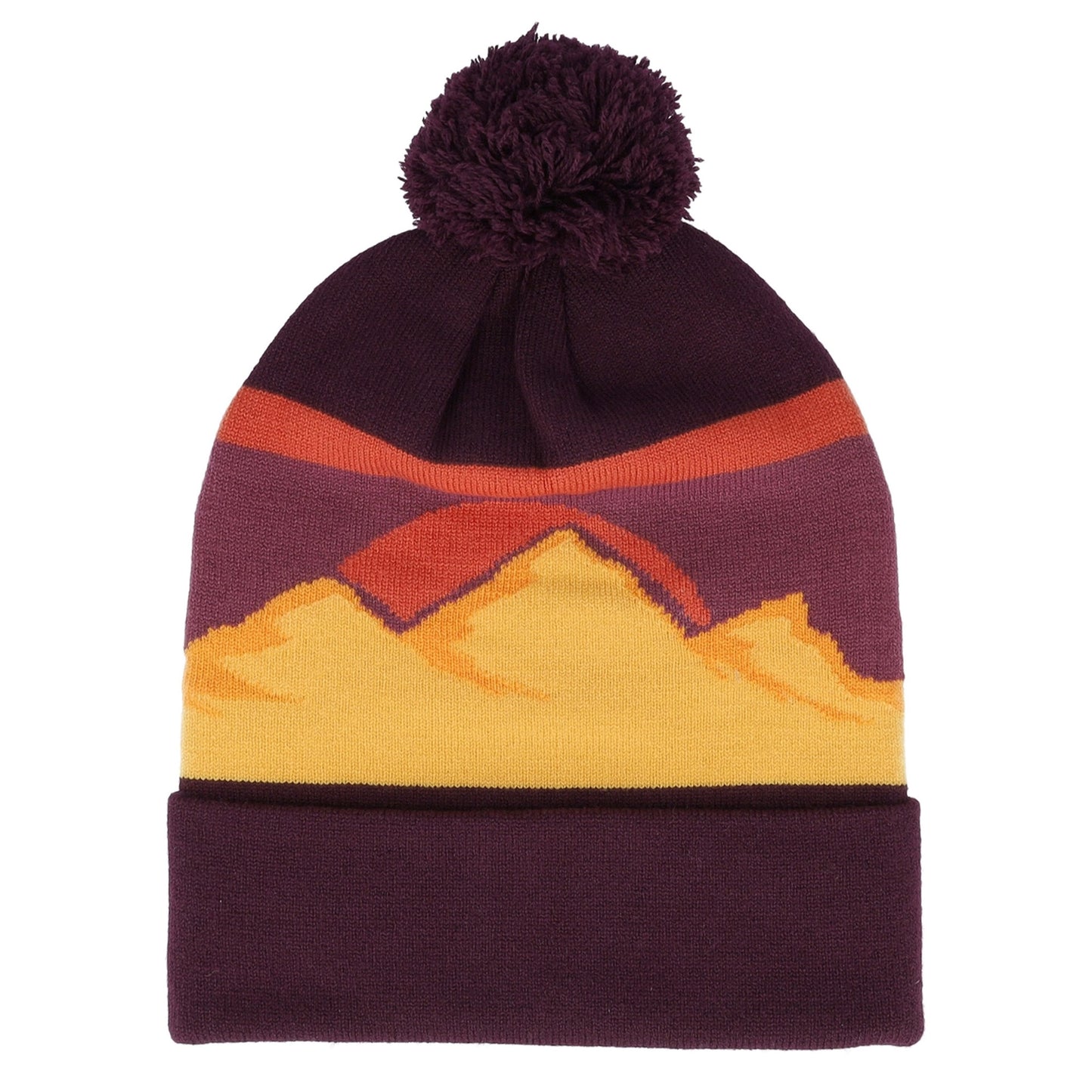Desert - Front - Beechfield Mountain Pom Pom Beanie