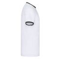 White-Black - Side - Fruit Of The Loom Mens Ringer T-Shirt