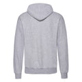 Heather Grey - Back - Fruit of the Loom Mens Classic Heather Hoodie