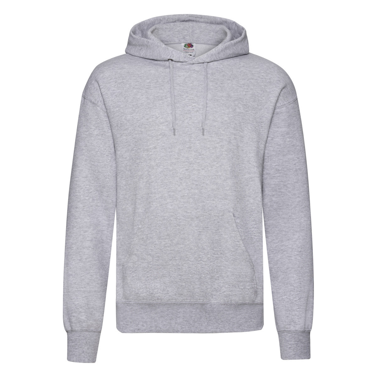 Heather Grey - Front - Fruit of the Loom Mens Classic Heather Hoodie