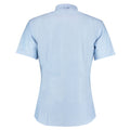Light Blue - Back - Kustom Kit Mens Workwear Oxford Slim Shirt