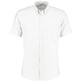 White - Front - Kustom Kit Mens Workwear Oxford Slim Shirt