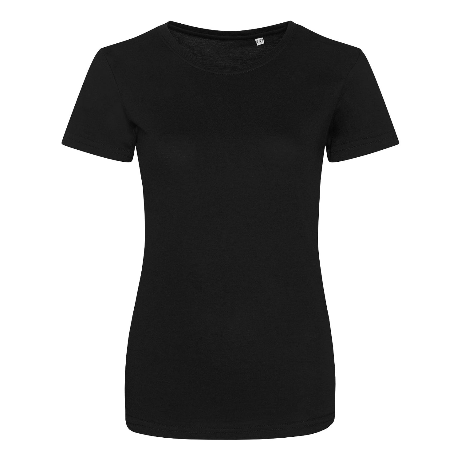 Black - Front - Awdis Womens-Ladies Heather Triblend Girlie T-Shirt