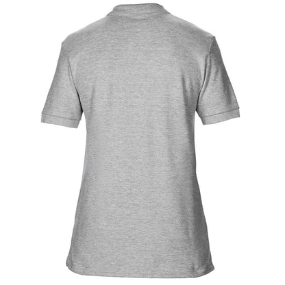 Sports Grey - Back - Gildan Mens Hammer Double Piqué Welted Sport Polo Shirt