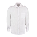 White - Front - Kustom Kit Mens Corporate Non-Iron Long-Sleeved Formal Shirt