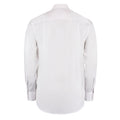 White - Back - Kustom Kit Mens Corporate Non-Iron Long-Sleeved Formal Shirt
