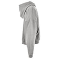 Heather Grey - Side - Build Your Brand Mens 90s Full Zip Hoodie