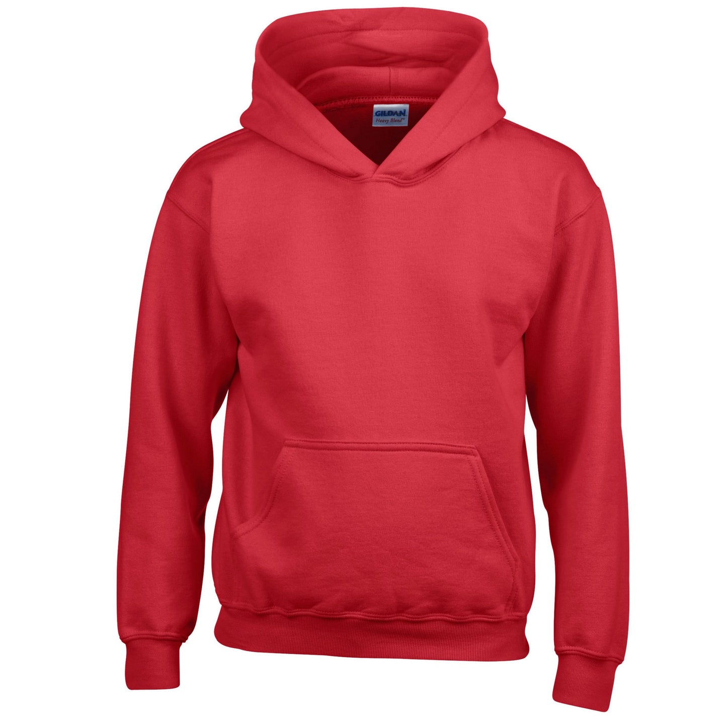 Red - Front - Gildan Childrens-Kids Heavy Blend Hoodie