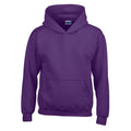 Purple - Front - Gildan Childrens-Kids Heavy Blend Hoodie