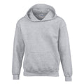 Sports Grey - Front - Gildan Childrens-Kids Heavy Blend Hoodie