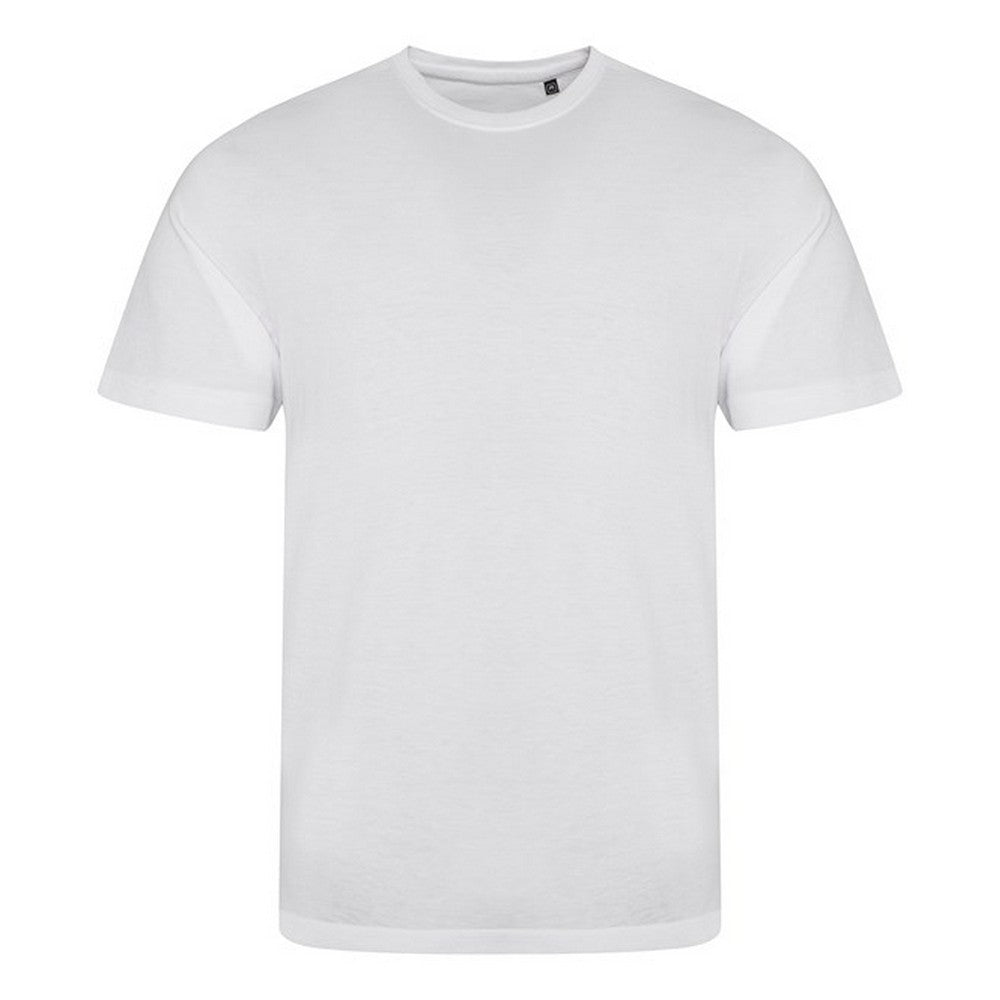 Solid White - Front - Awdis Mens Triblend T-Shirt