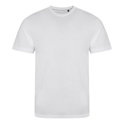 Solid White - Front - Awdis Mens Triblend T-Shirt
