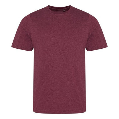 Heather Burgundy - Front - Awdis Mens Triblend T-Shirt