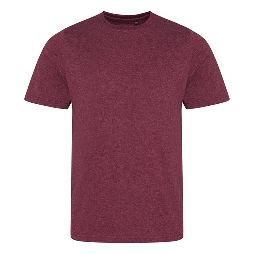 Heather Burgundy - Front - Awdis Mens Triblend T-Shirt