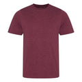 Heather Burgundy - Front - Awdis Mens Triblend T-Shirt