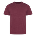 Heather Burgundy - Front - Awdis Mens Triblend T-Shirt