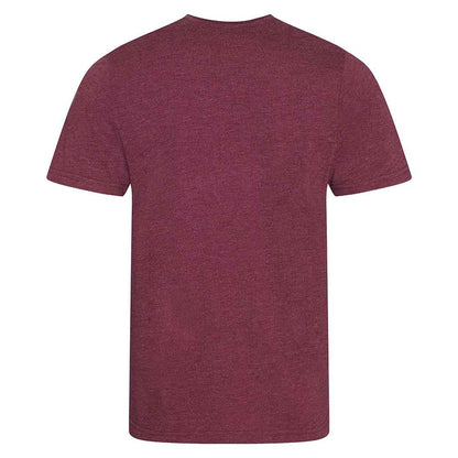 Heather Burgundy - Back - Awdis Mens Triblend T-Shirt