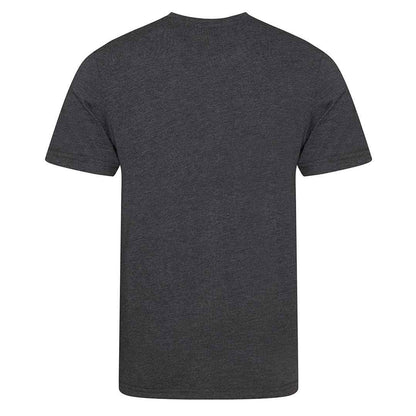 Heather Charcoal - Back - Awdis Mens Triblend T-Shirt