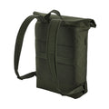 Pine Green - Back - Bagbase Simplicity Roll Top 15L Backpack