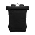 Black - Front - Bagbase Simplicity Roll Top 15L Backpack