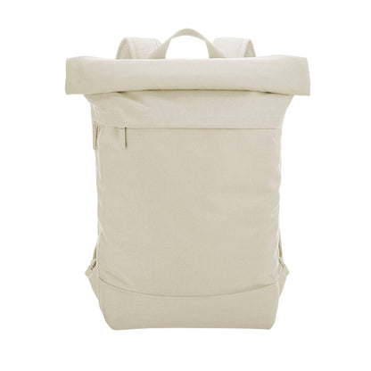 Beige - Front - Bagbase Simplicity Roll Top 15L Backpack