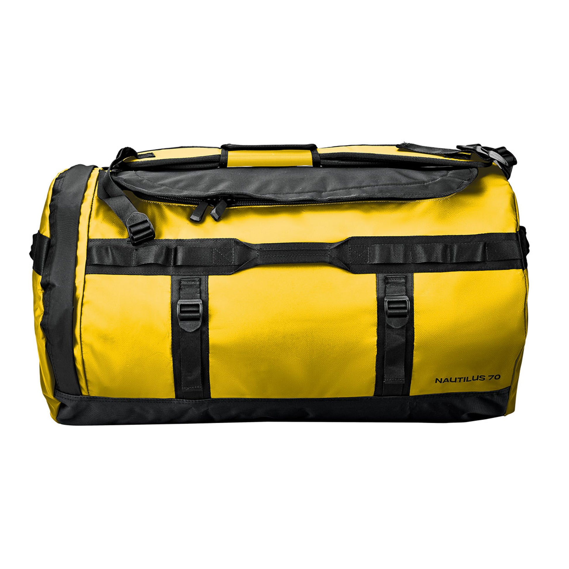 Yellow - Back - Stormtech Nautilus Waterproof 70L Duffle Bag