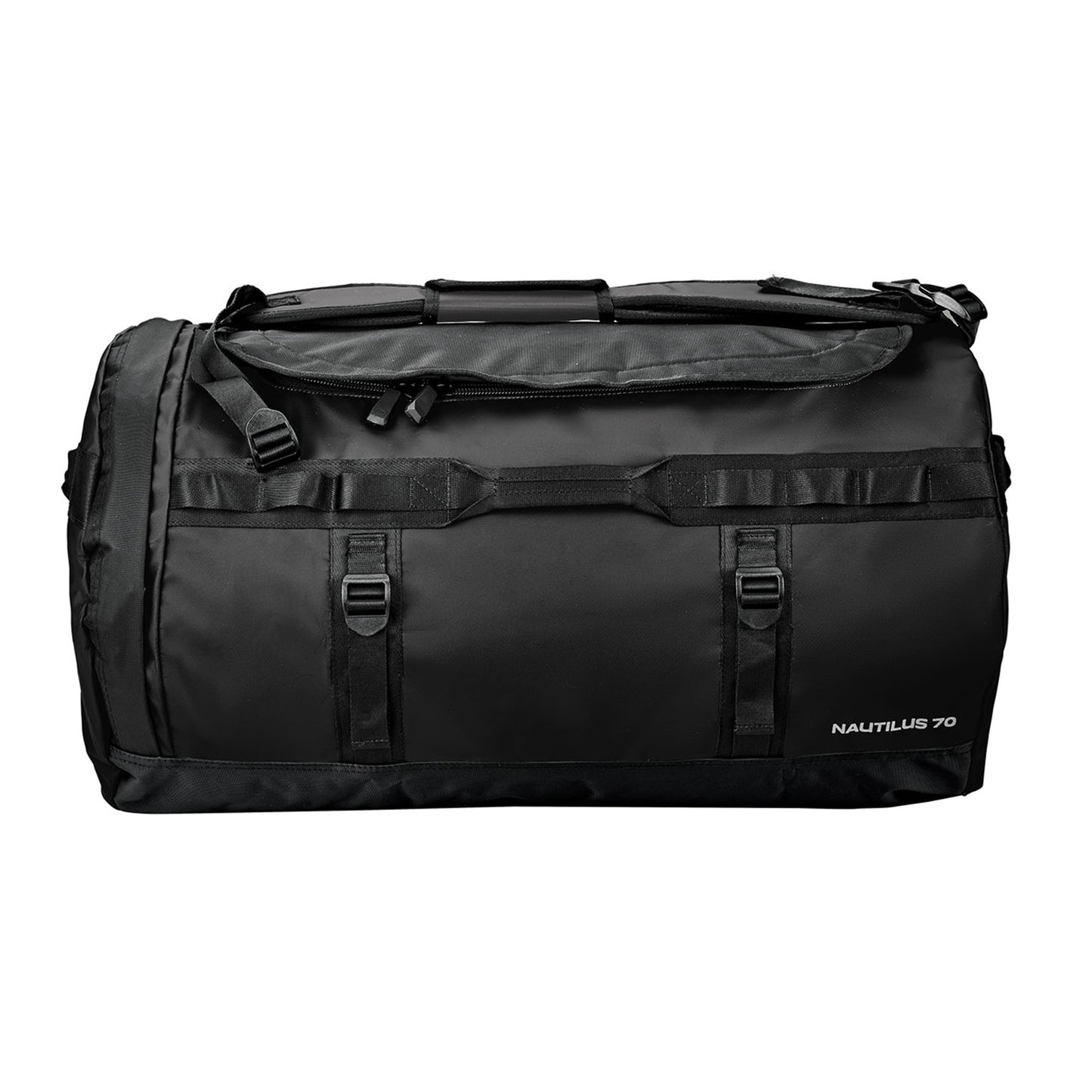 Black - Back - Stormtech Nautilus Waterproof 70L Duffle Bag