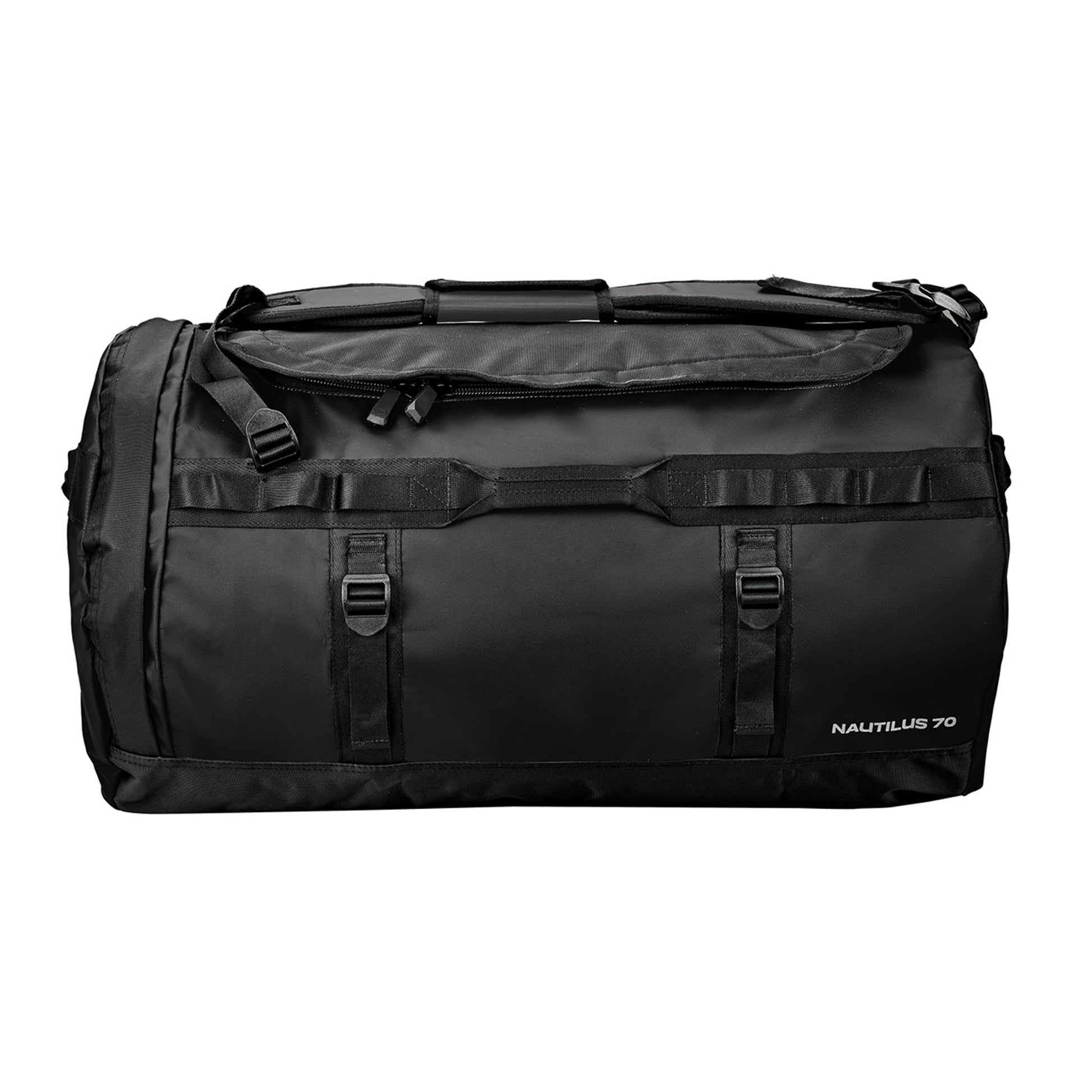 Black - Back - Stormtech Nautilus Waterproof 70L Duffle Bag